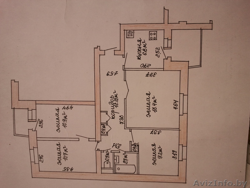 продажа 4-х ком. квартиры - Изображение #1, Объявление #602024