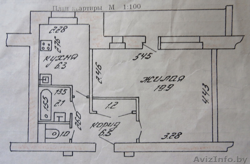 1, 5 комнатная квартира по Пр. Мира, 4 этаж из 5 - Изображение #1, Объявление #719375