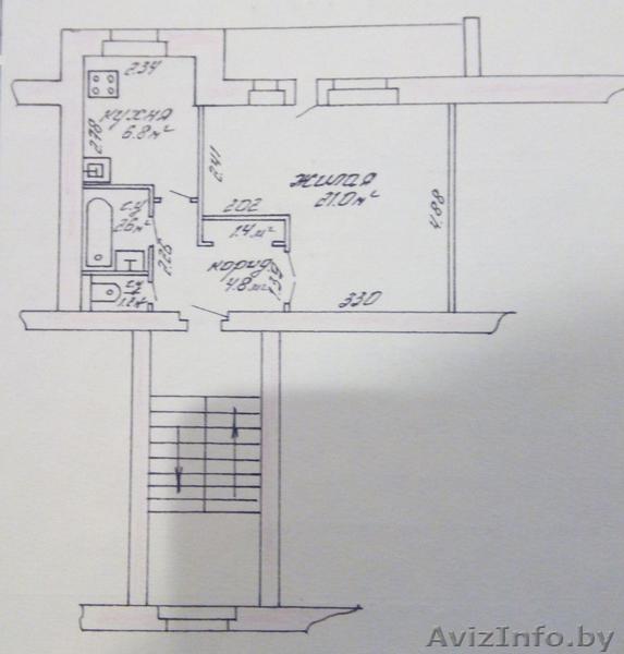 1.5 комнатная квартира, г. Жодино, ул. Советская 22 - Изображение #1, Объявление #1226308