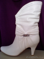 Сапоги, сапожки белые 40 р-р - Изображение #1, Объявление #121418