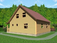 Сруб Дома 8.5 на 9.5 платон из бруса установка Жодино - Изображение #1, Объявление #1613210