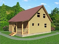 Сруб Дома 8.5 на 9.5 платон из бруса установка Жодино - Изображение #4, Объявление #1613210