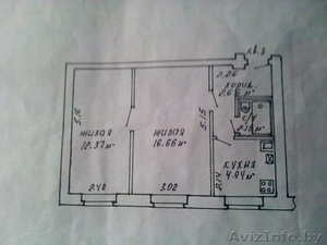 Двухкомнатная квартира в Минске