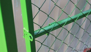 Установка ворот и калиток из сетки рабицы