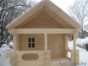 Бани из бруса доставка, установка в Пуховичском районе