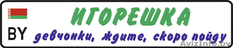 Детский гос номер на коляску, велосипед, кроватку, машинку в Жодино - Изображение #1, Объявление #1170930