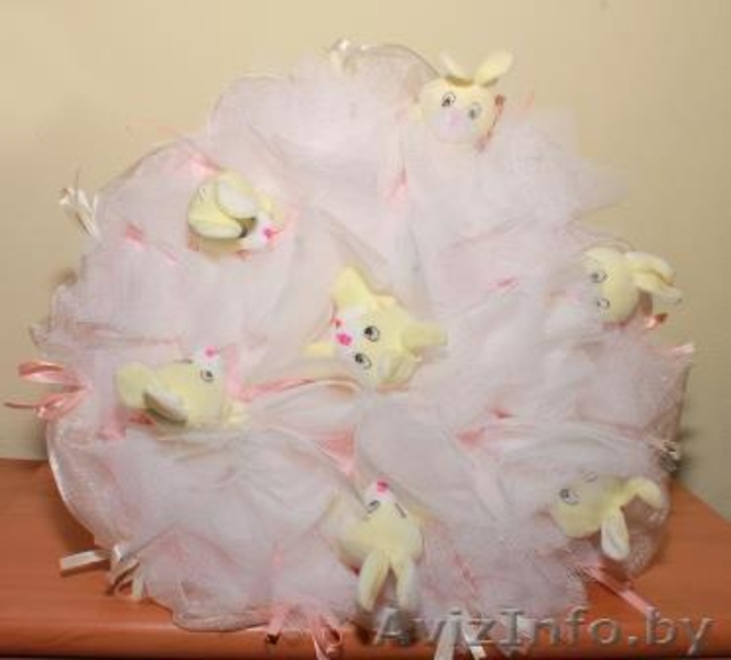 Букеты из мягких игрушек к выписке из Роддома и любому празднику в Жодино - Изображение #3, Объявление #1170846