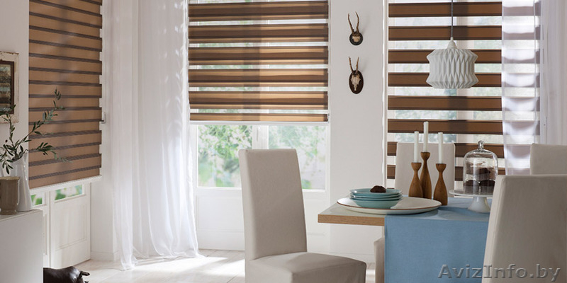 Рольшторы, японские панели, рольшторы день-ночь по индивидуальным размерам  - Изображение #3, Объявление #1288553