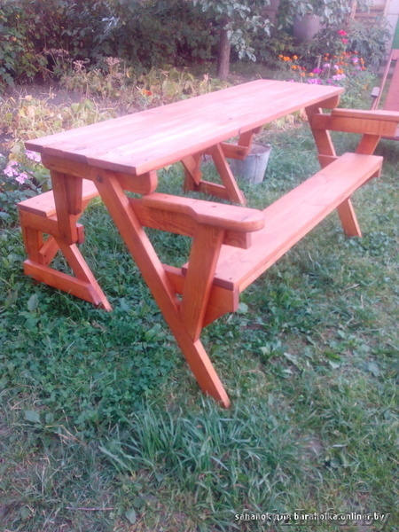 Стол - лавка (трансформер) - Изображение #3, Объявление #1305490