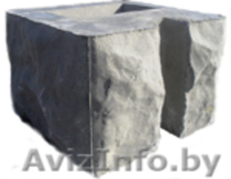 Заборные и колонные  Блоки "Рваный камень"и "Кирпичик". - Изображение #5, Объявление #1258243