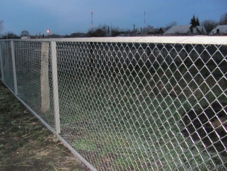 Установка забора из сетки-рабицы - Изображение #2, Объявление #1440996