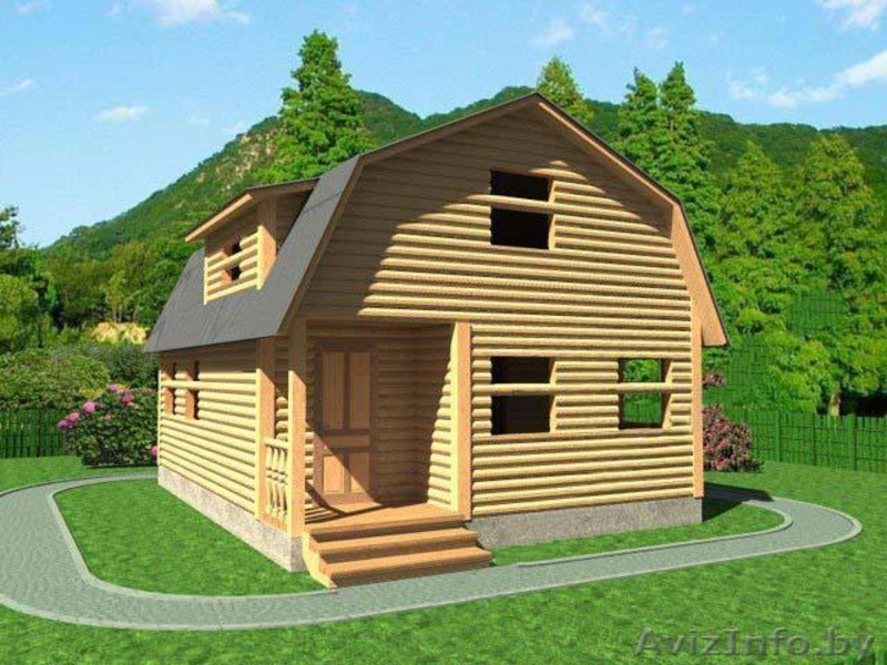 Сруб Дома эмиль доставка и установка в Жодино и район - Изображение #2, Объявление #1582016