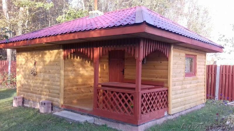 Дом-Баня из бруса готовые срубы с установкой-10 дней недорого Жодино - Изображение #3, Объявление #1616349