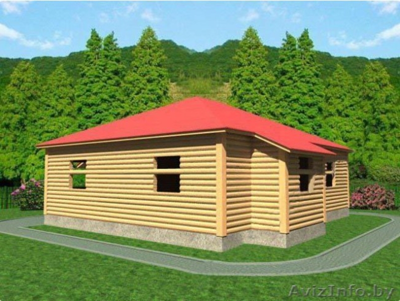 Сруб Дома/Бани из бруса Джулия10х10 c установкой - Изображение #3, Объявление #1620693