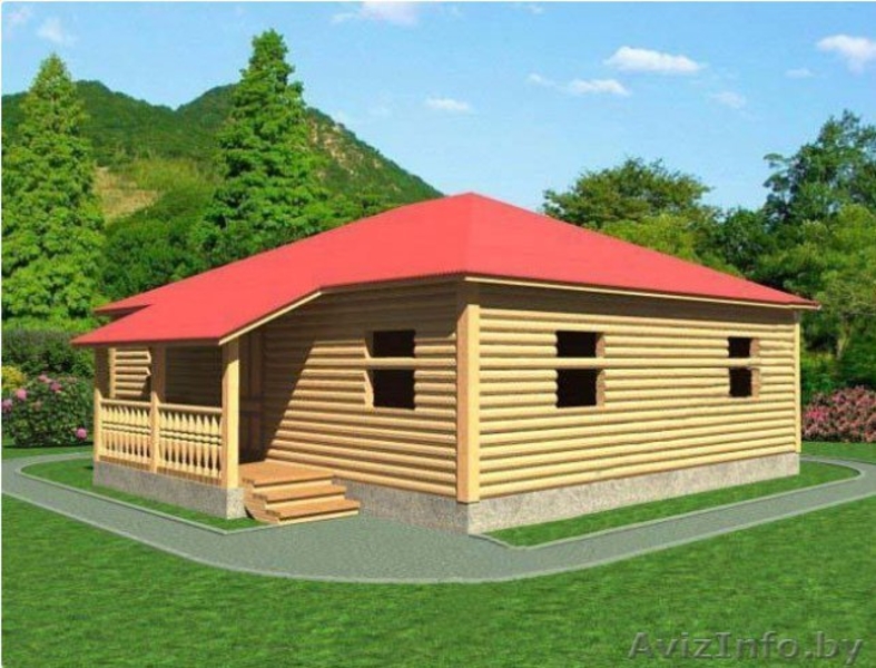 Сруб Дома/Бани из бруса Джулия10х10 c установкой - Изображение #4, Объявление #1620693